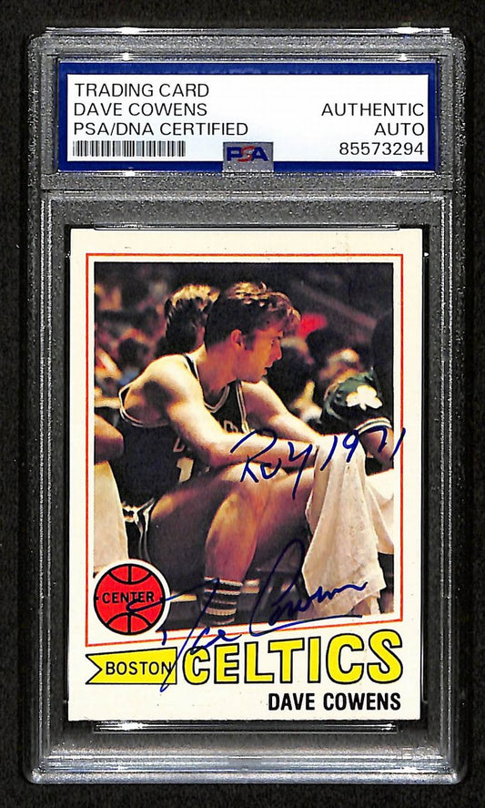 Dave Cowens HOF Signed/Inscribed On Card 1977 TOPPS Card #90 PSA/DNA 198742