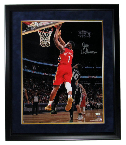 Zion Williamson Signed/Auto 16x20 Photo New Orleans Framed Fanatics 163860