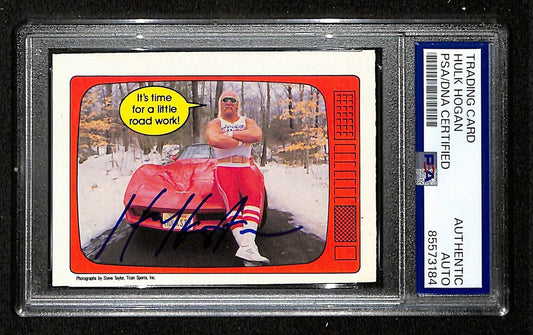 Hulk Hogan Signed/Auto On Card 1985 OPC O Pee Chee Card #29 PSA/DNA 198803