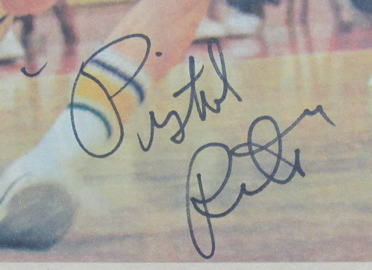 Pistol Pete Maravich HOF Signed/Auto 1977 The Sporting News Newspaper JSA 198503