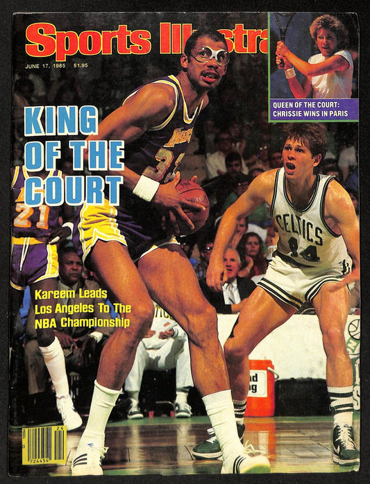 1985 Sports Illustrated Magazine Kareem Abdul-Jabbar on Cover No Label 198805