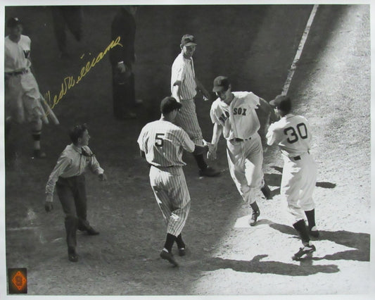 Ted Williams HOF Signed/Autographed 16x20 B/W Photo Boston Red Sox TWF 198515