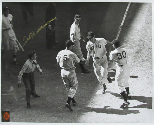 Ted Williams HOF Signed/Autographed 16x20 B/W Photo Boston Red Sox TWF 198516