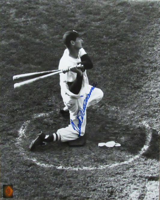 Ted Williams HOF Signed/Autographed 16x20 B/W Photo Boston Red Sox TWF 198533