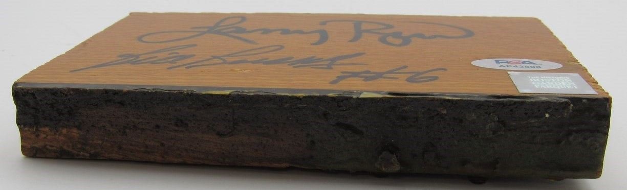 Larry Bird/Bill Russell Dual-Signed Boston Garden Floor 6x4 Board PSA/DNA 197423