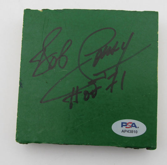Bob Cousy Signed/Inscribed Boston Garden Parquet Floor 4x4 Board PSA/DNA 197424