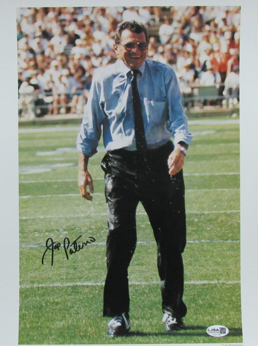Joe Paterno Signed/Autographed 12x16 Photo Penn State JSA 198544
