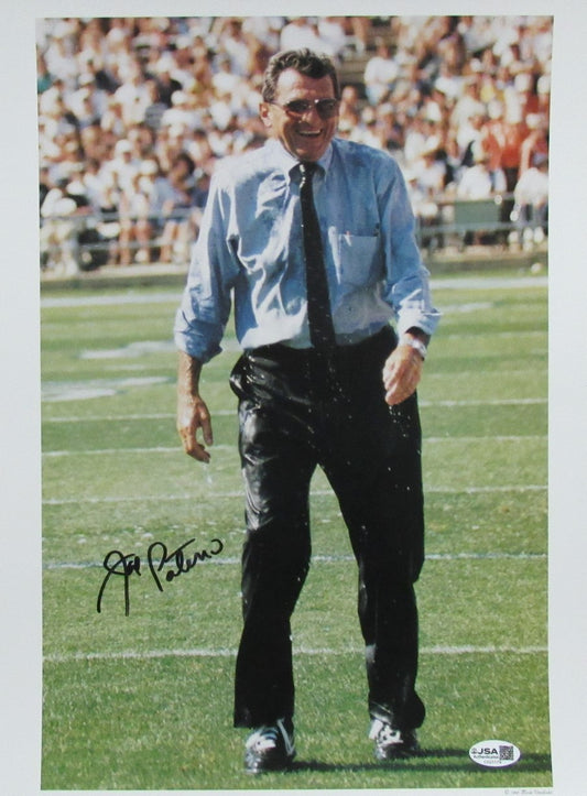 Joe Paterno Signed/Autographed 12x16 Photo Penn State JSA 198545