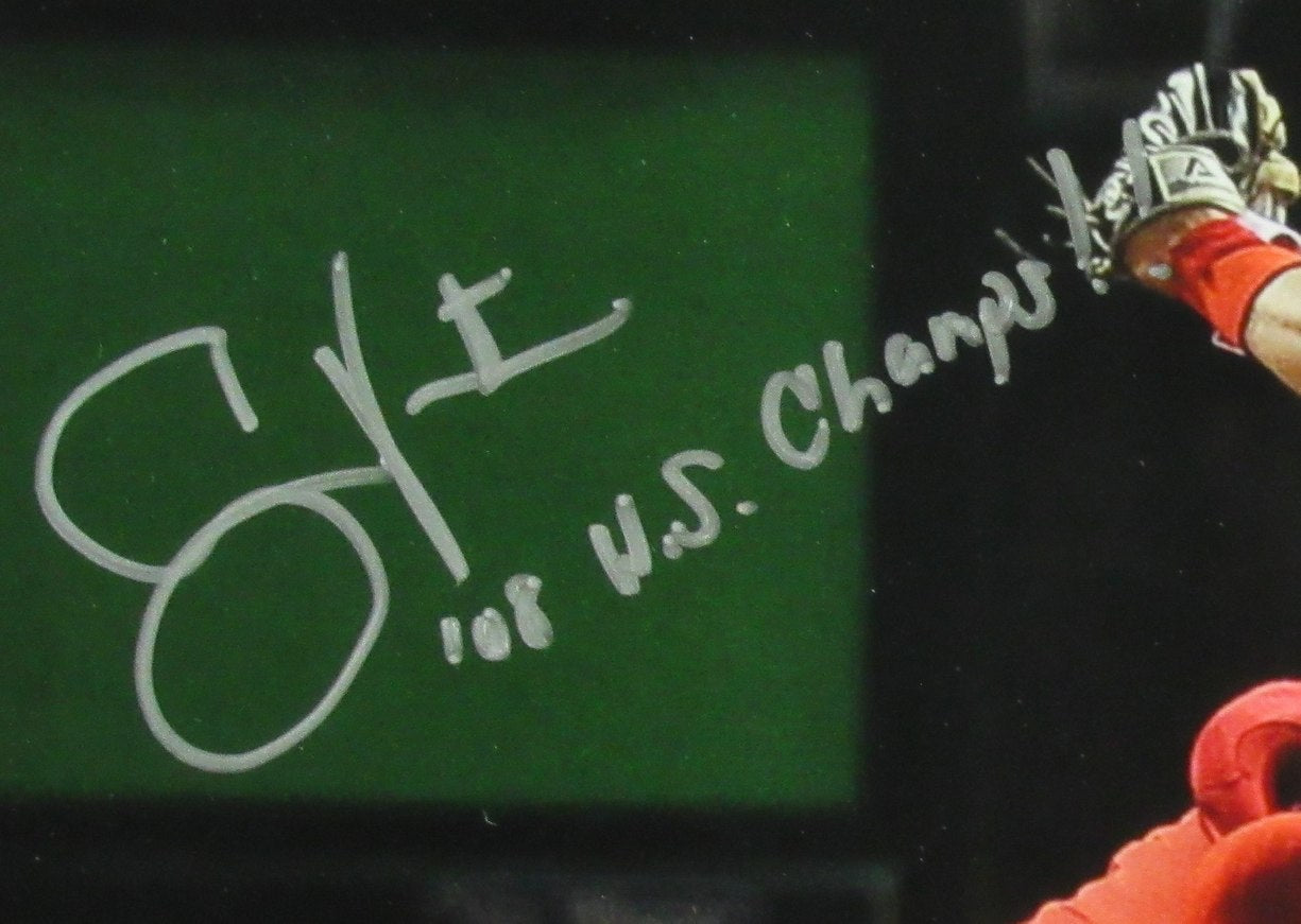 Shane Victorino Signed/Autographed 16x20 Photo Phillies Framed JSA197397