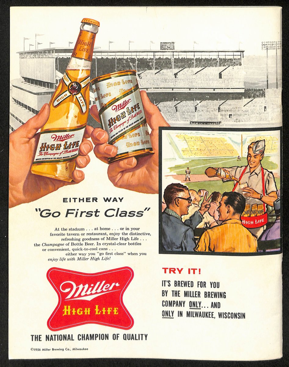 1957 World Series Program Milwaukee Braves vs. New York Yankees Scored 198890