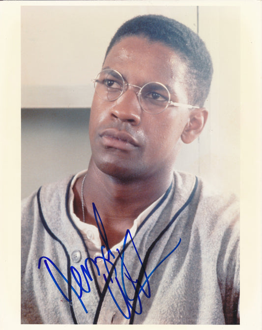 Denzel Washington Signed/Autographed 8x10 Photo Actor BAS/Beckett 198909