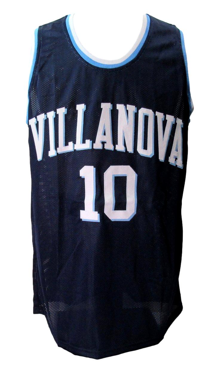 Donte DiVincenzo Signed Navy Cu8stom Basketball Jersey Villanova Beckett 198319