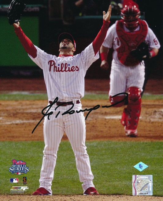 J.C. Romero Signed/Auto 8x10 Photo 2008 World Series Phillies BC Sports 198912