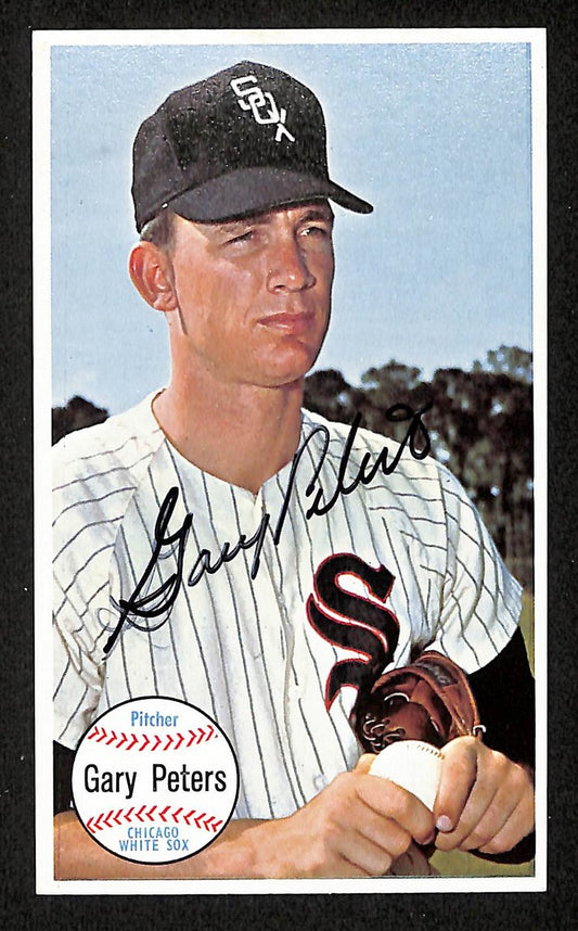 Gary Peters Signed/Auto 1964 TOPPS Giants Card #1 Chicago White Sox 199196
