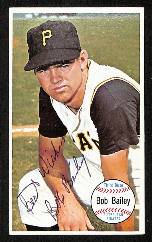 Bob Bailey Signed/Inscribed 1964 TOPPS Giants Card #4 Pittsburgh Pirates 199197