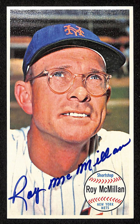 Roy McMillan Signed/Autographed 1964 TOPPS Giants Card #8 New York Mets 199191
