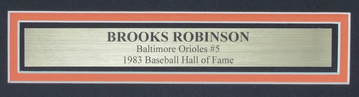 Brooks Robinson HOF Signed/Auto 8x10 Photo Collage Orioles Framed JSA 198593