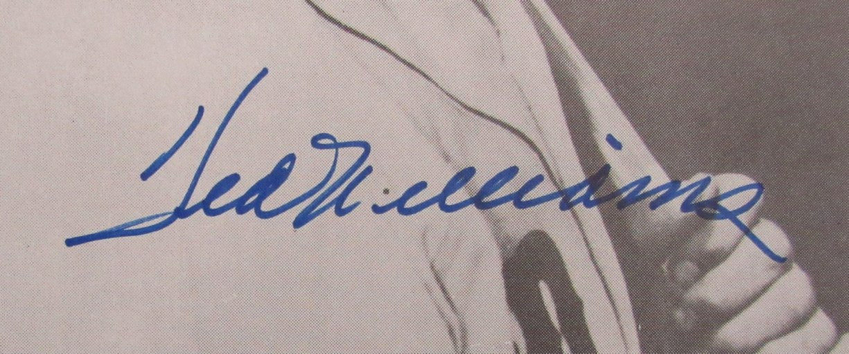 Ted Williams HOF Signed/Autographed 11x14 B/W Photo Boston Red Sox TWF 198581