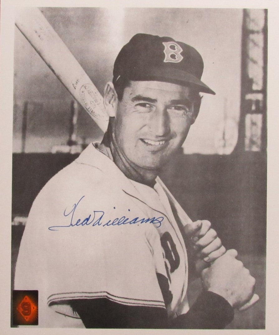 Ted Williams HOF Signed/Autographed 11x14 B/W Photo Boston Red Sox TWF 198580