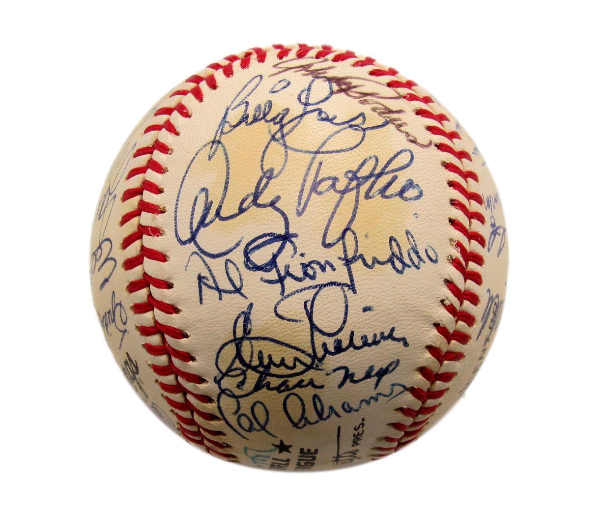 Brooklyn Dodgers Greats Multi-Signed by (31) Players ONL Baseball 198569
