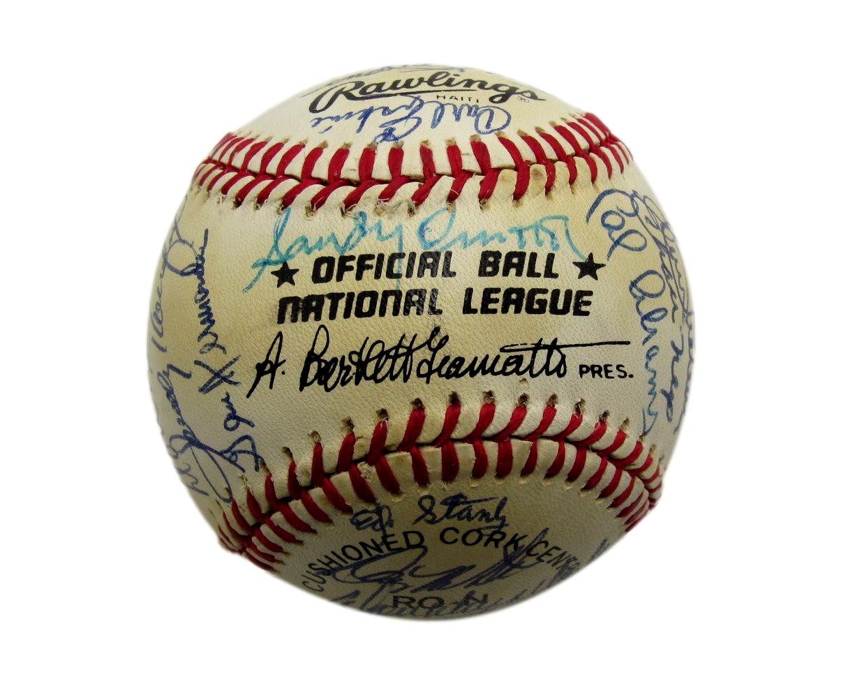Brooklyn Dodgers Greats Multi-Signed by (31) Players ONL Baseball 198569
