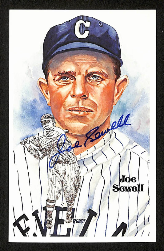 Joe Sewell HOF Signed/Autographed 1981 Perez-Steele Postcard #163 Indians 199179