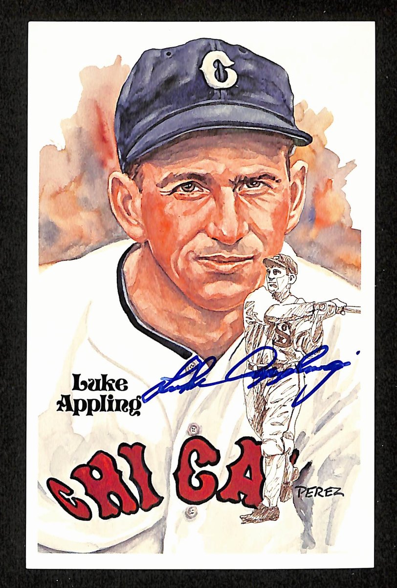 Luke Appling HOF Signed/Auto 1981 Perez-Steele Postcard #95 White Sox 199184