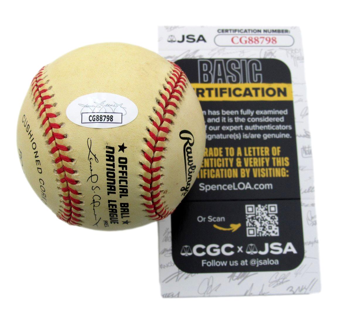 Don Thompson Signed/Autographed ONL Baseball Brooklyn Dodgers JSA 199442