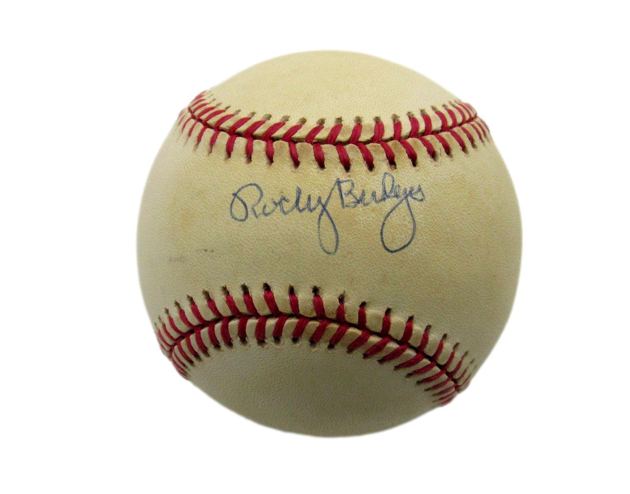 Rocky Bridges Signed/Autographed ONL Baseball Brooklyn Dodgers JSA 199444