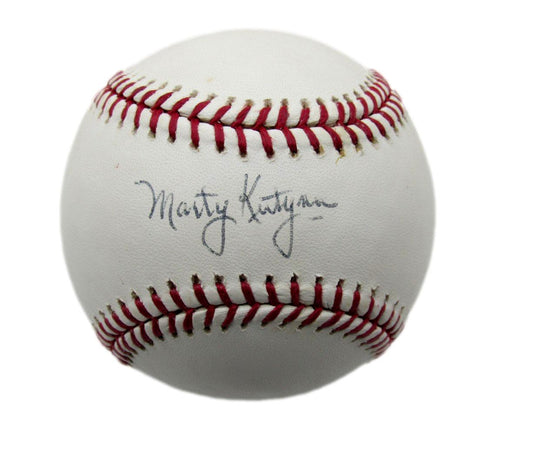 Marty Kutyna Signed/Autographed OML Baseball Kansas City Athletics JSA 199445
