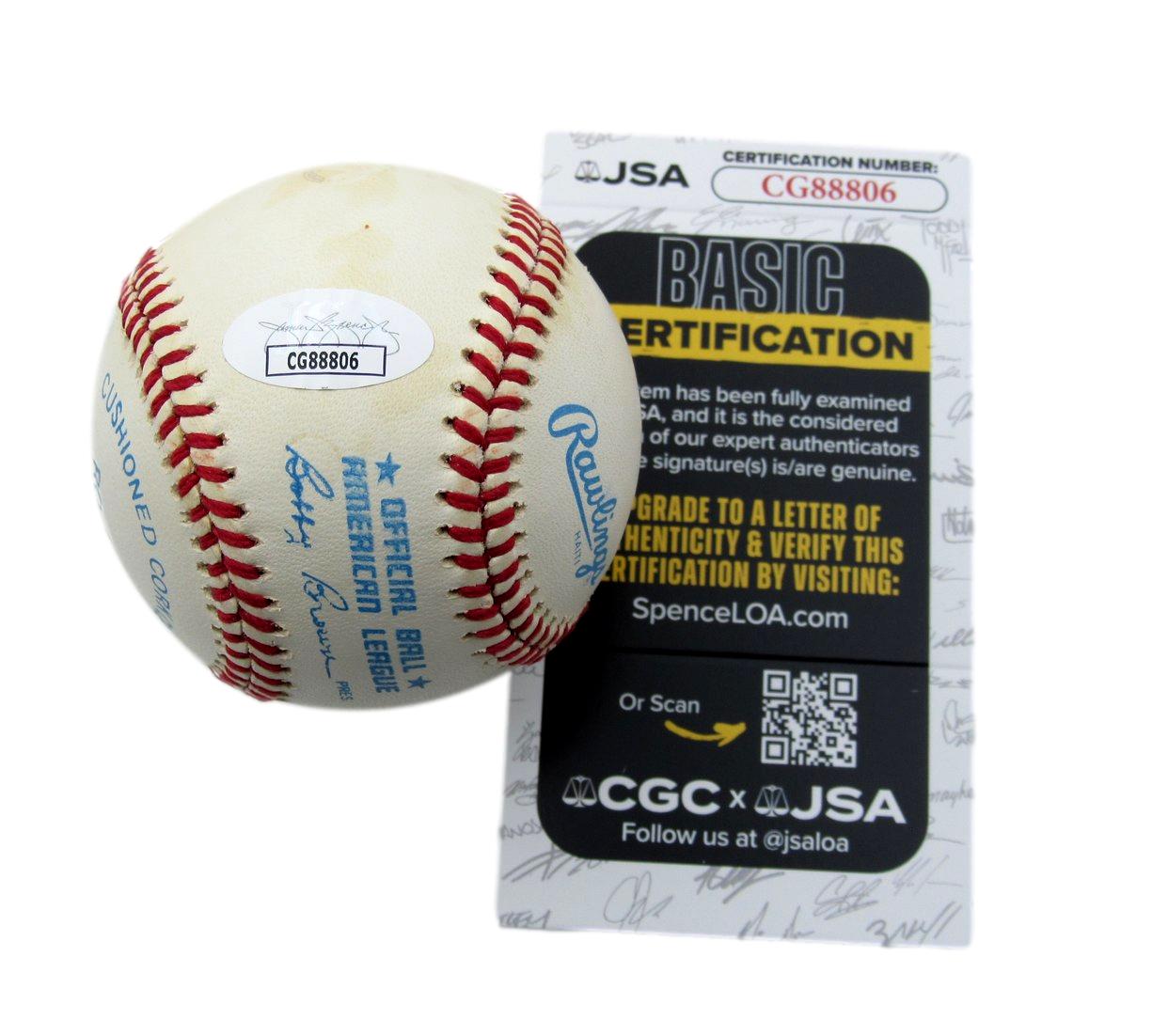 Eddie Collins Signed/Autographed OAL Baseball Philadelphia Athletics JSA 199449