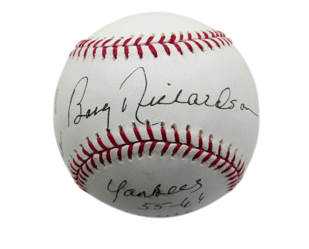 Bobby Richardson Signed/Inscribed OML Baseball New York Yankees JSA 199450