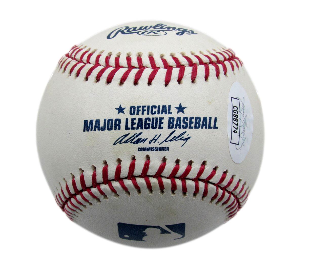 Mike Torrez Signed/Inscribed OML Baseball New York Yankees JSA 199452