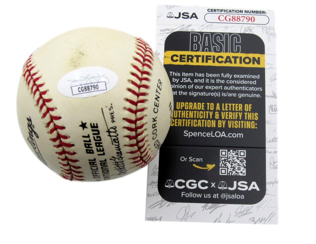 Carl Osteen Signed/Autographed ONL Baseball Brooklyn Dodgers JSA 199461