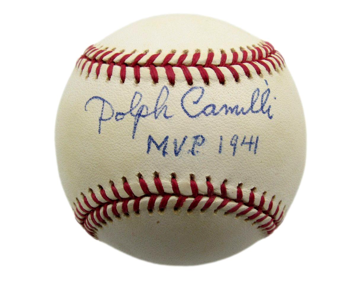 Dolph Camilli Signed/Inscribed ONL Baseball Brooklyn Dodgers JSA 199473