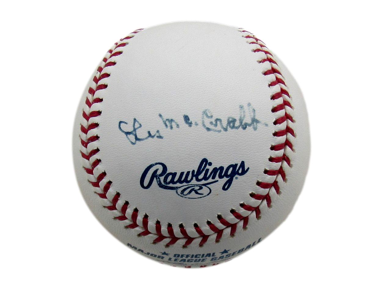 Les McCrabb Signed/Autographed OML Baseball Philadelphia Athletics JSA 199477