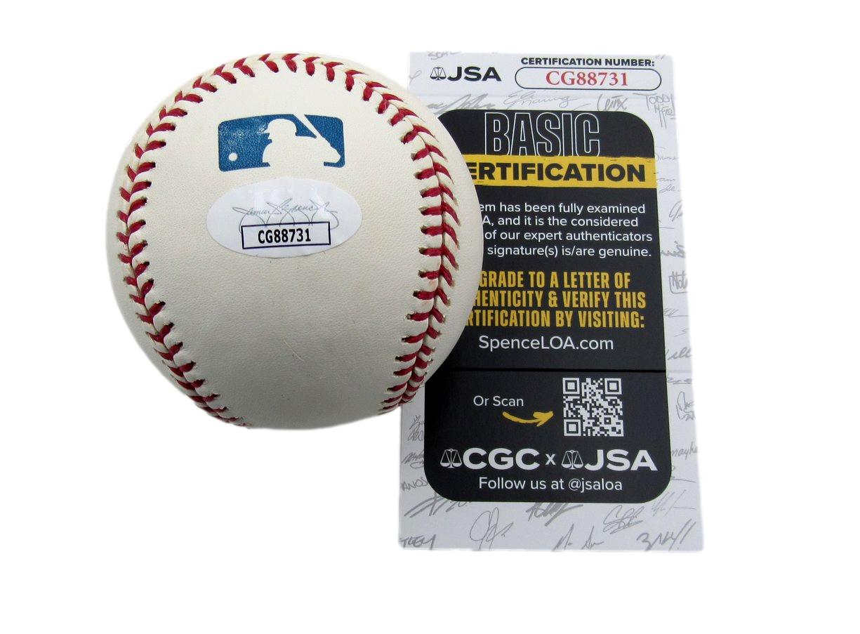 Les McCrabb Signed/Autographed OML Baseball Philadelphia Athletics JSA 199477