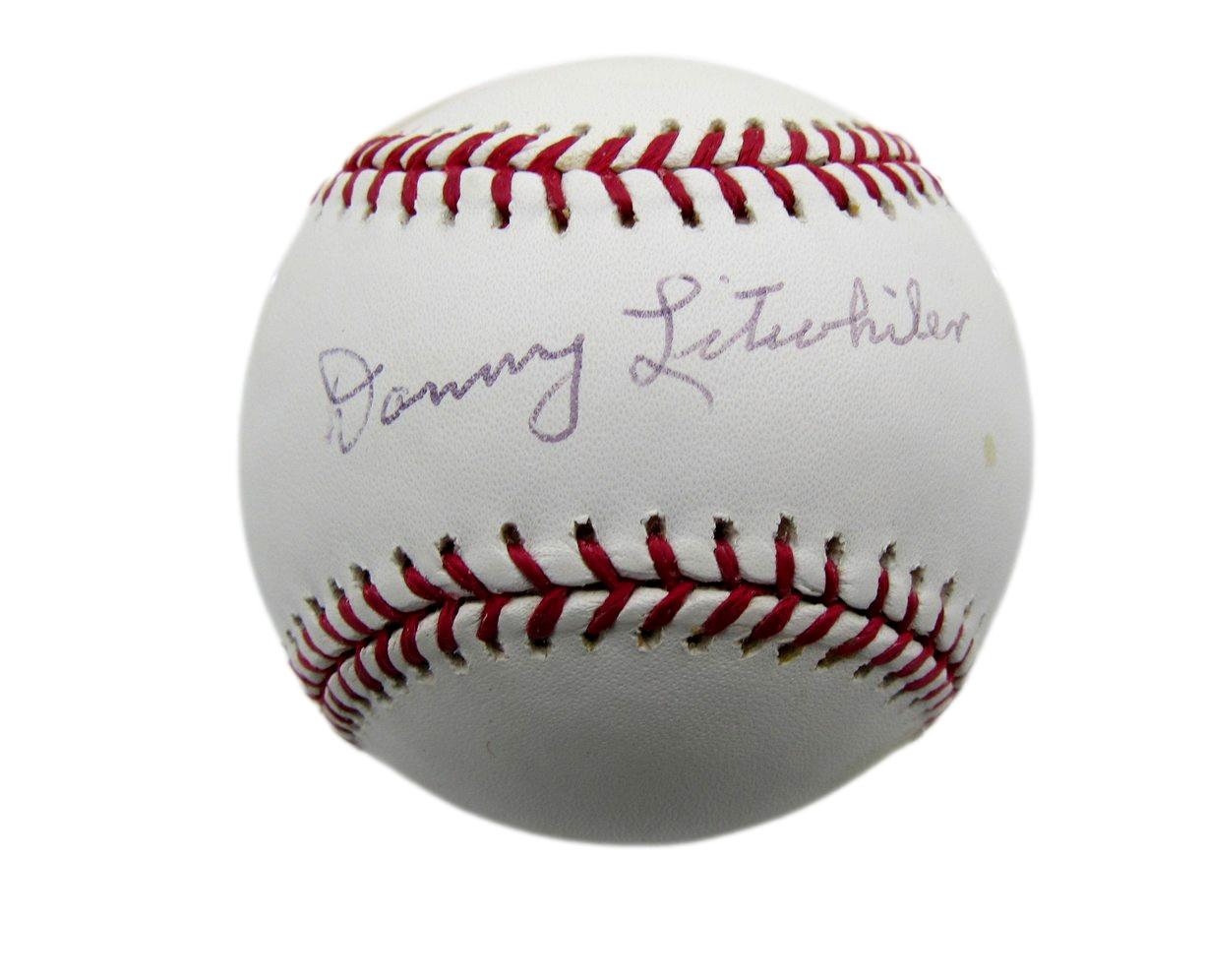 Danny Litwhiler Signed/Autographed OML Baseball Philadelphia Phillies JSA 199478
