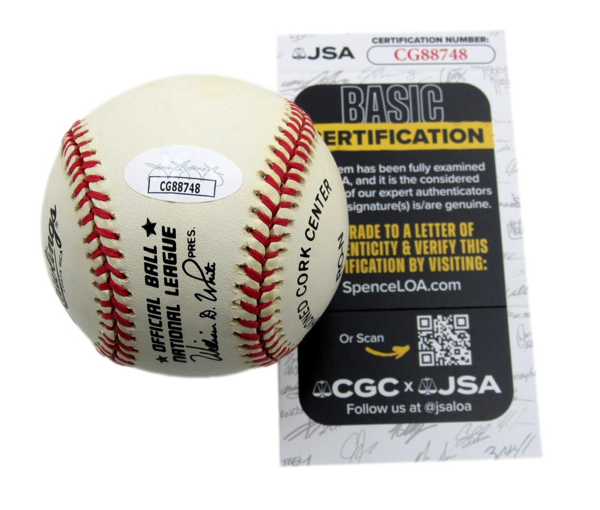 Don Newcombe Signed/Autographed ONL Baseball Brooklyn Dodgers JSA 199483