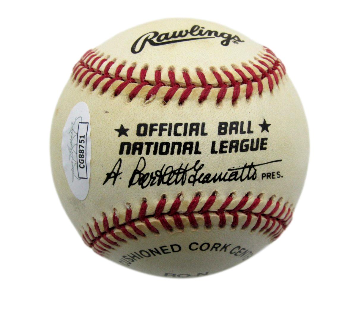 Maury Wills Signed/Inscr "MVP 62" ONL Baseball Los Angeles Dodgers JSA 199486