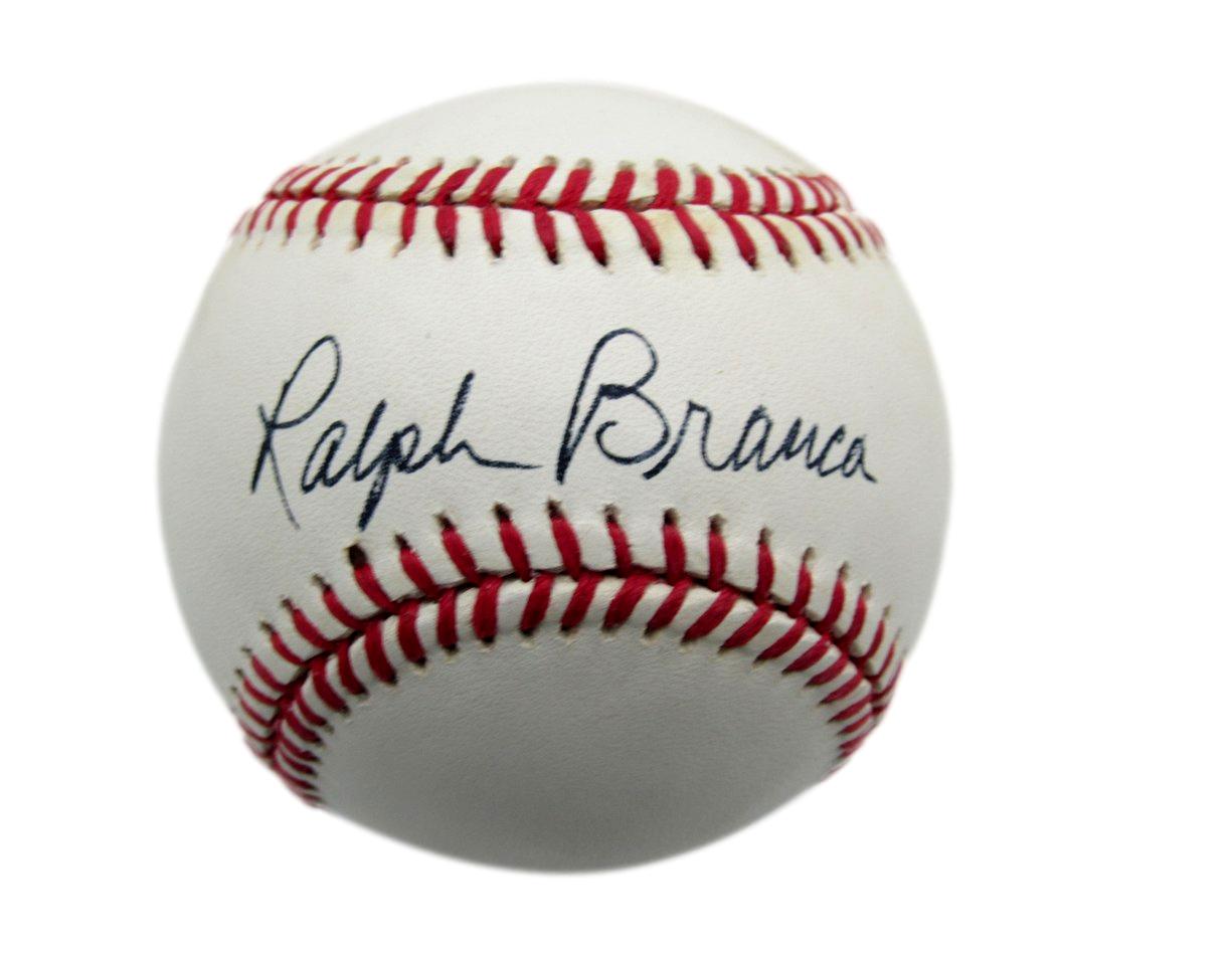 Ralph Branca Signed/Autographed ONL Baseball Brooklyn Dodgers JSA 199487