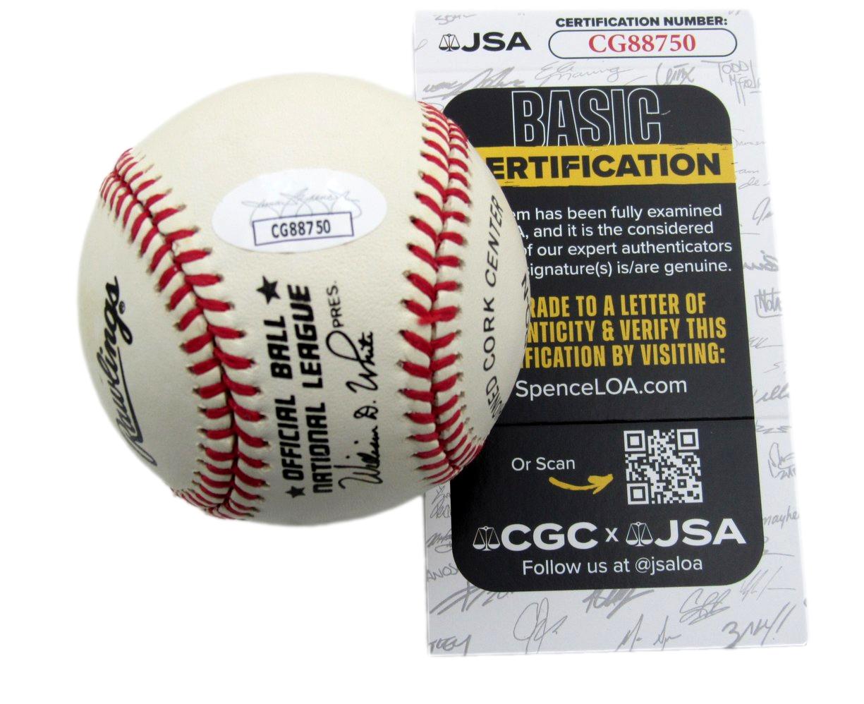 Ralph Branca Signed/Autographed ONL Baseball Brooklyn Dodgers JSA 199487