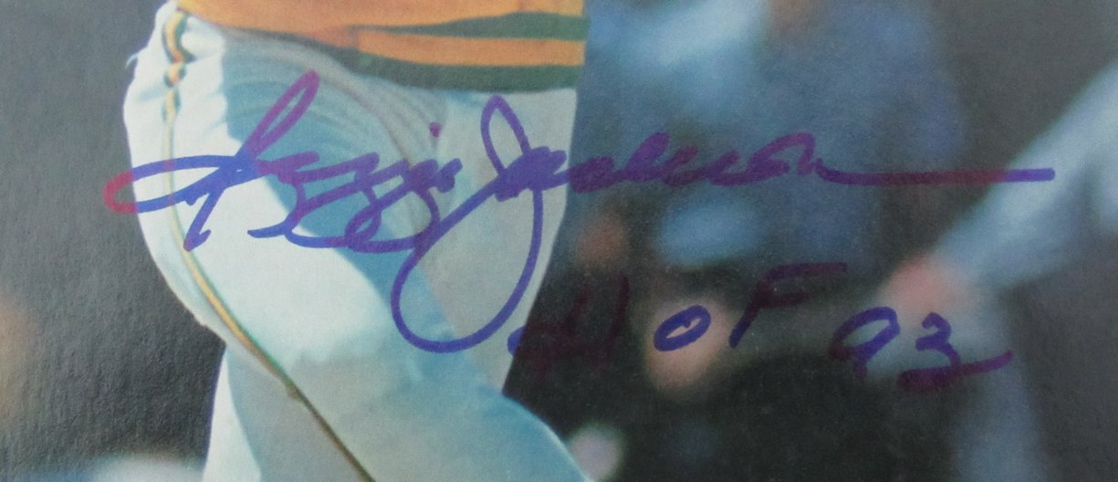 Reggie Jackson HOF Signed/Inscr 6/17/1974 Sports Illustrated Magazine UDA 199492