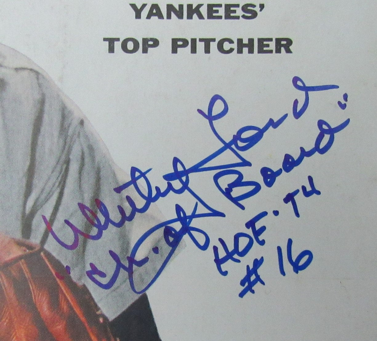 Whitey Ford Signed/Inscr 9/10/56 Sports Illustrated Magazine NO LABEL UDA 199494