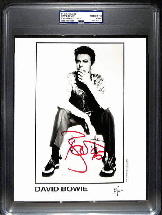 David Bowie Signed/Inscribed "95" 8x10 Publicity Photo PSA/DNA 199537