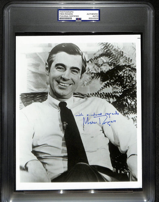 Fred Rogers "Mr. Rogers" Signed/Inscribed 8x10 Photo PSA/DNA 199534