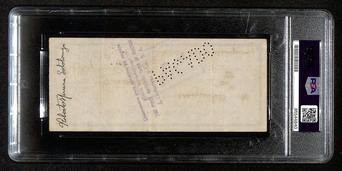 Ernest Hemingway Signed Check 1947 – PSA/DNA Encapsulated 199527