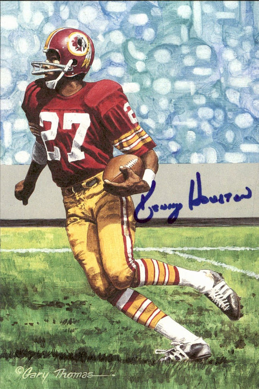 Ken Redskins HOF Autographed Goal Line Art GLAC Postcard JSA
