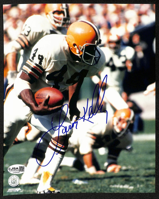 LeRoy Kelly HOF Signed/Autographed 8x10 Photo Cleveland Browns JSA 199337