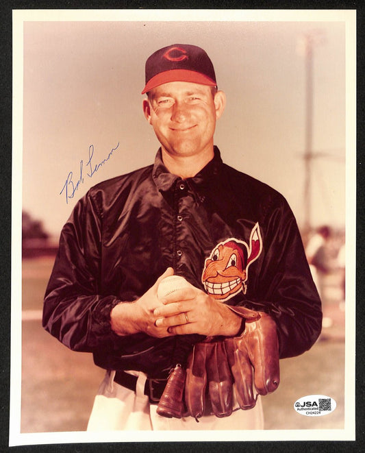 Bob Lemon HOF Signed/Autographed 8x10 Photo Cleveland Indians JSA 199347